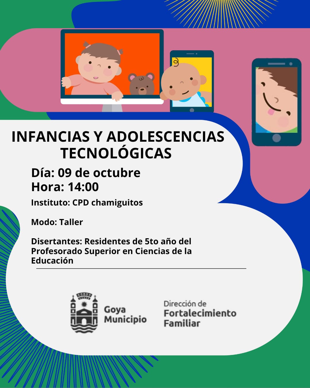 TALLER: INFANCIAS Y ADOLESCENCIAS TECNOLÓGICAS