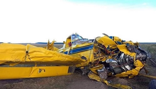 Un avión hidrante cayó a tierra al despegar en Santo Tomé