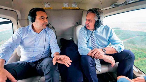 Valdes espera ayuda del presidente fernandez