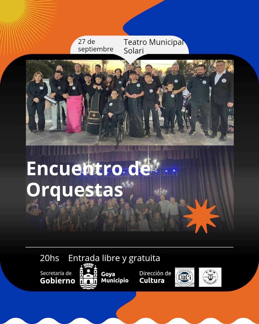 ENCUENTRO DE ORQUESTAS EN EL TEATRO MUNICIPAL