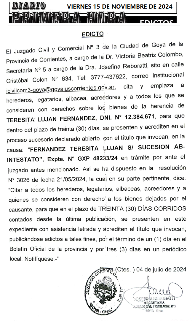 VIERNES 15 DE NOVIEMBRE DE 2024 Dia 2 SILVA
