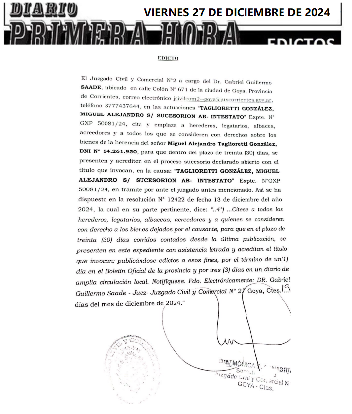 VIERNES 27 DE DICIEMBRE DE 2024 DIA 2 IRRAZABAL