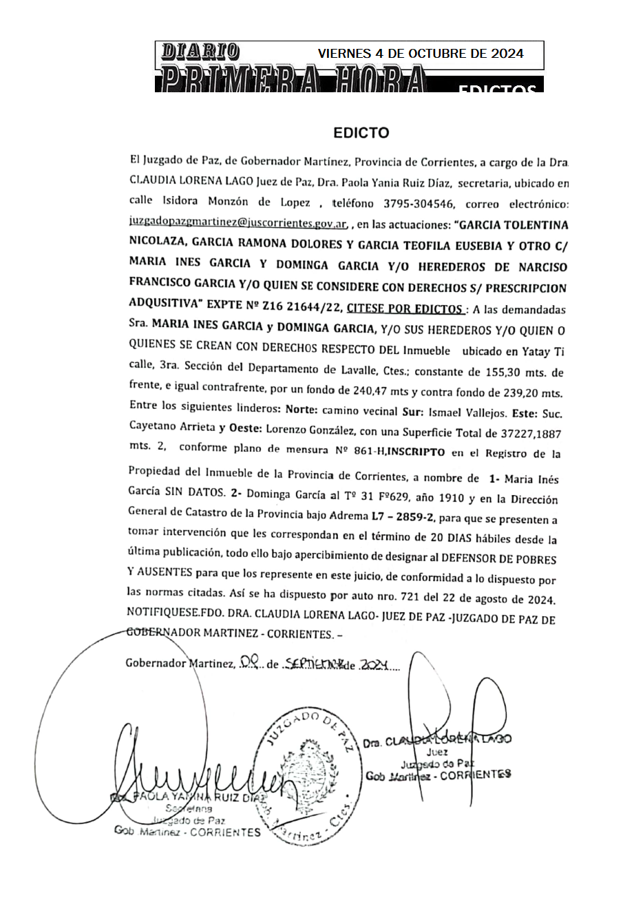 VIERNES 4 DE OCTUBRE Dia 2 tolentina