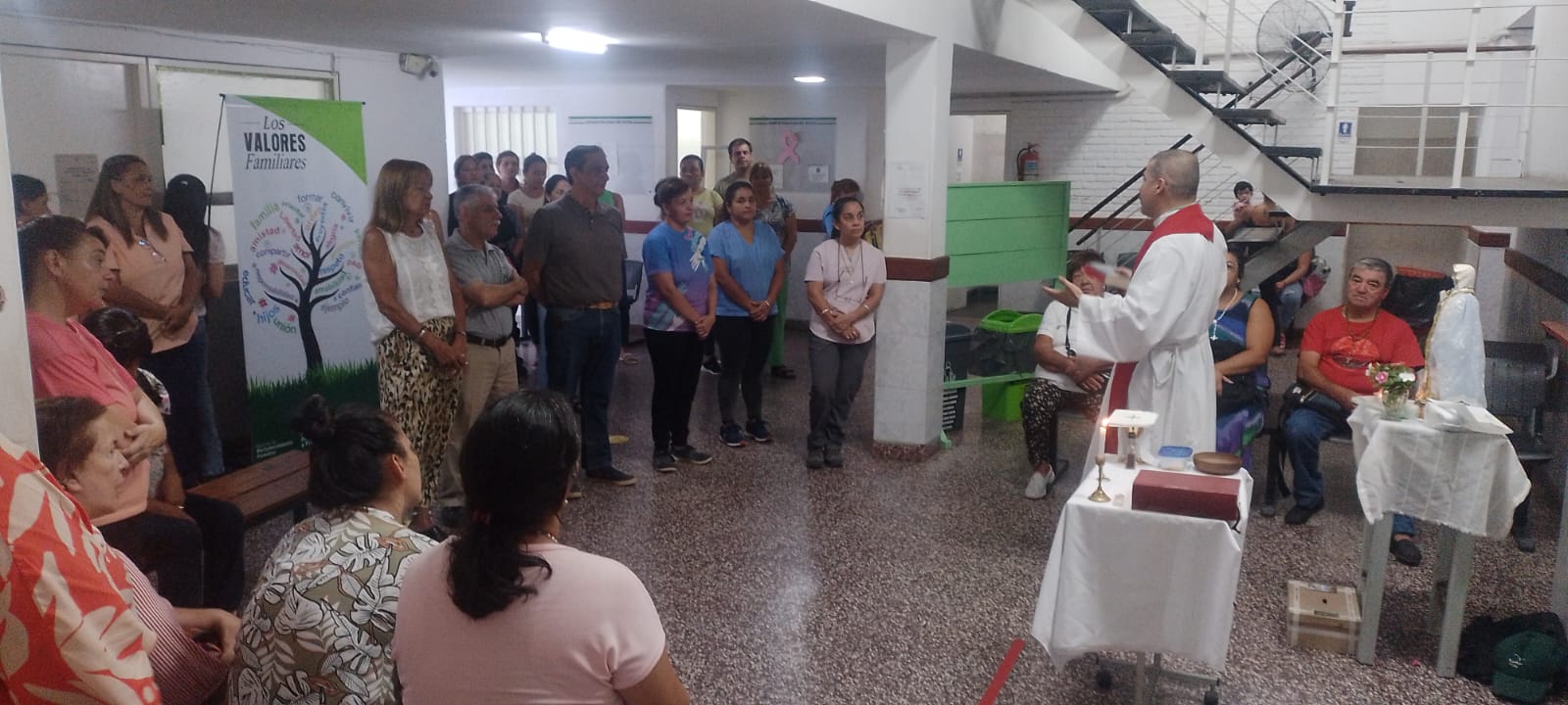 VISITA DE LA VIRGEN DE LOURDES A LA SECRETARÍA DE DESARROLLO HUMANO Y APS MUNICIPAL