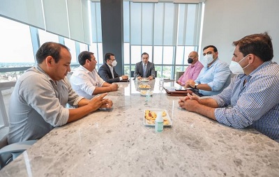 Valdés se reunió con intendentes para analizar la situación institucional y financiera de sus comunas