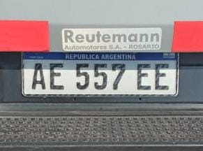 Patente de vehículo extraviada: se ofrece recompensa por su recuperación