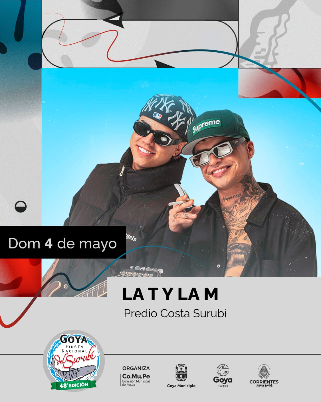 "LA T Y LA M" CERRARÁ LA GRILLA ARTÍSTICA DE LA FIESTA NACIONAL DEL SURUBÍ