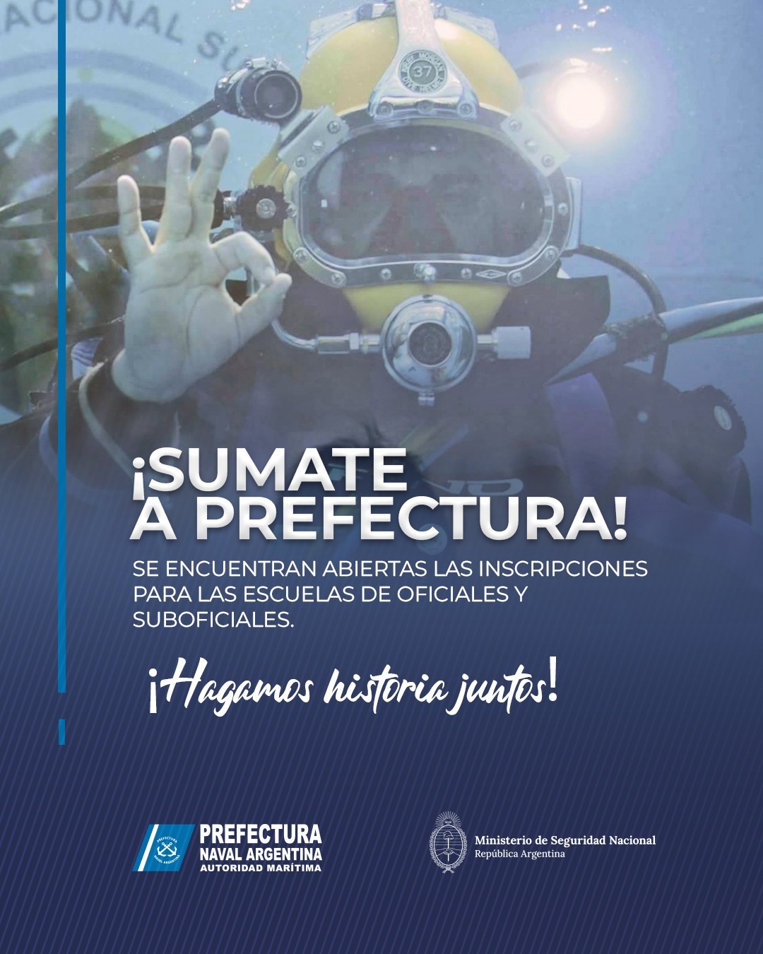 Comenzó la inscripción para las Escuelas de Oficiales y Suboficiales de la Prefectura