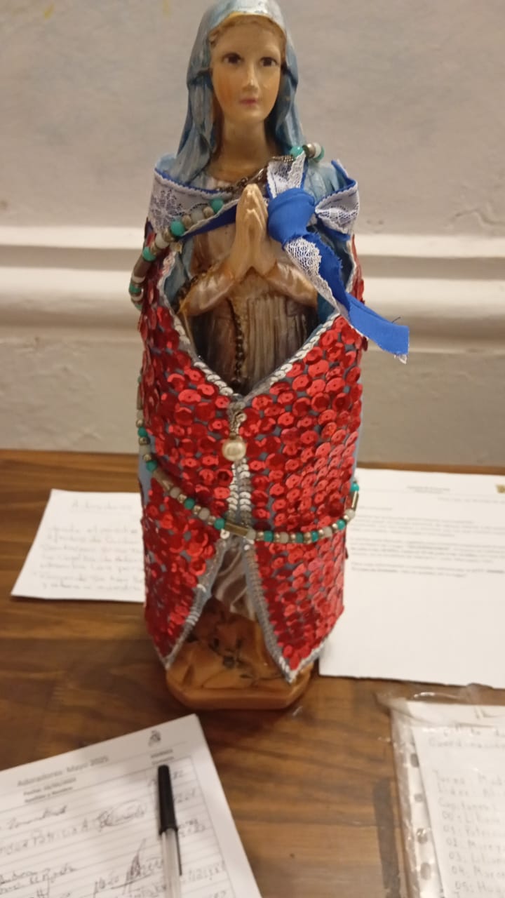 LA IMAGEN DE LA VIRGEN SE ENCUENTRA NUEVAMENTE EN LA CATEDRAL