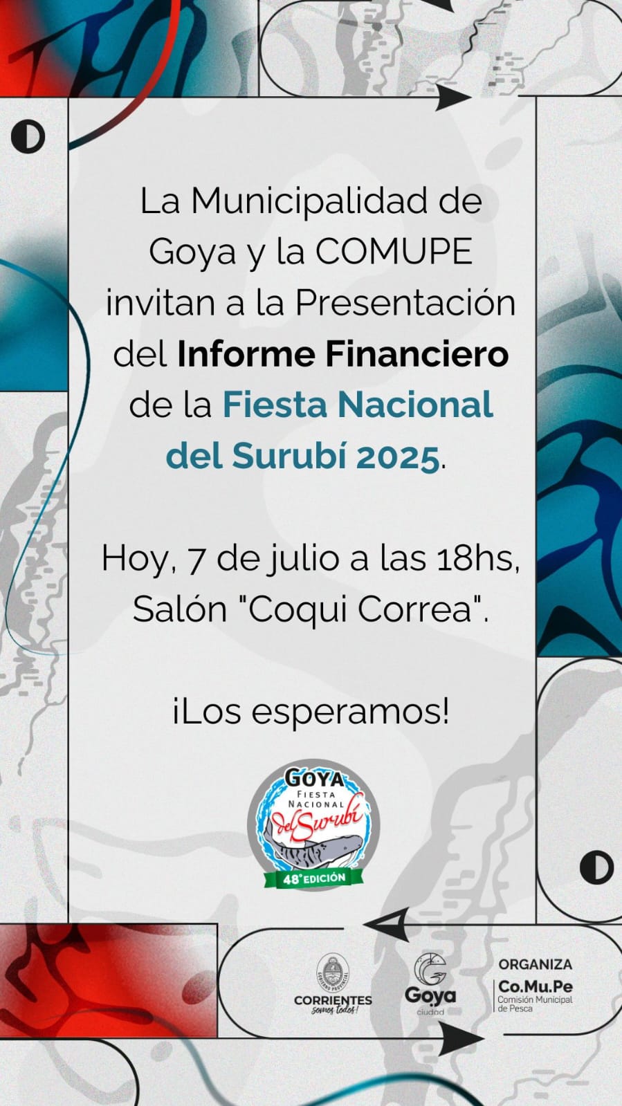 HOY 7 DE JULIO: INFORME FINANCIERO DE LA FIESTA NACIONAL DEL SURUBÍ 2025
