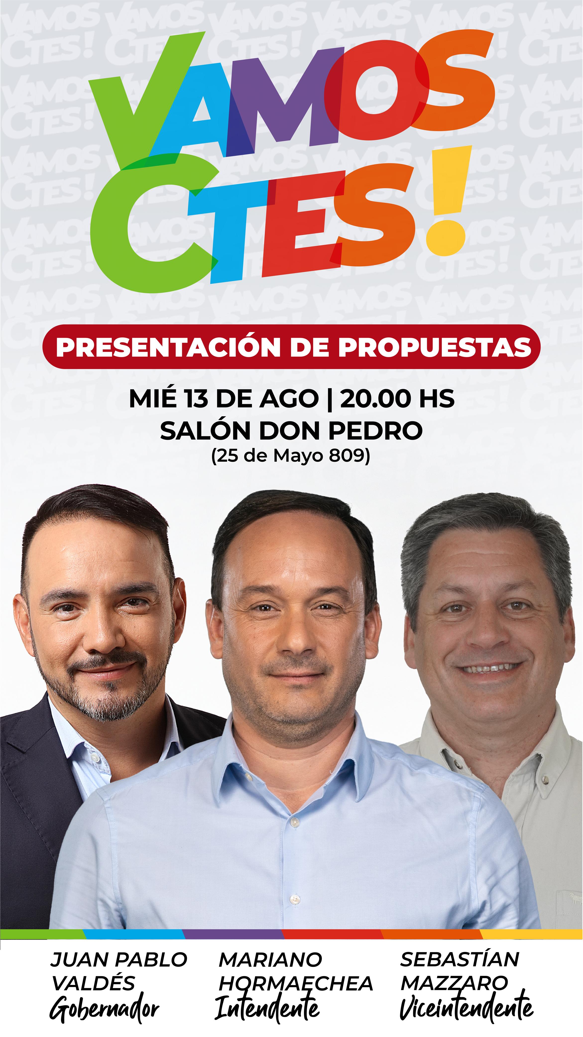 VAMOS CORRIENTES: PRESENTACIÓN DE PROPUESTAS EN GOYA