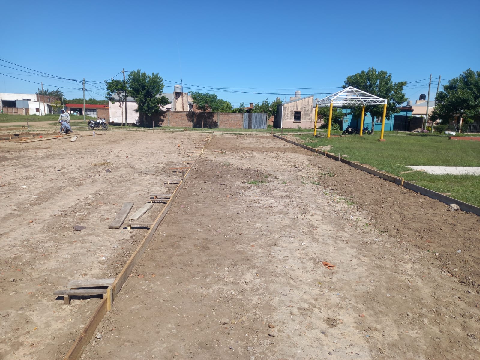 AVANCES OBRA POLIDEPORTIVO SECTOR NORESTE