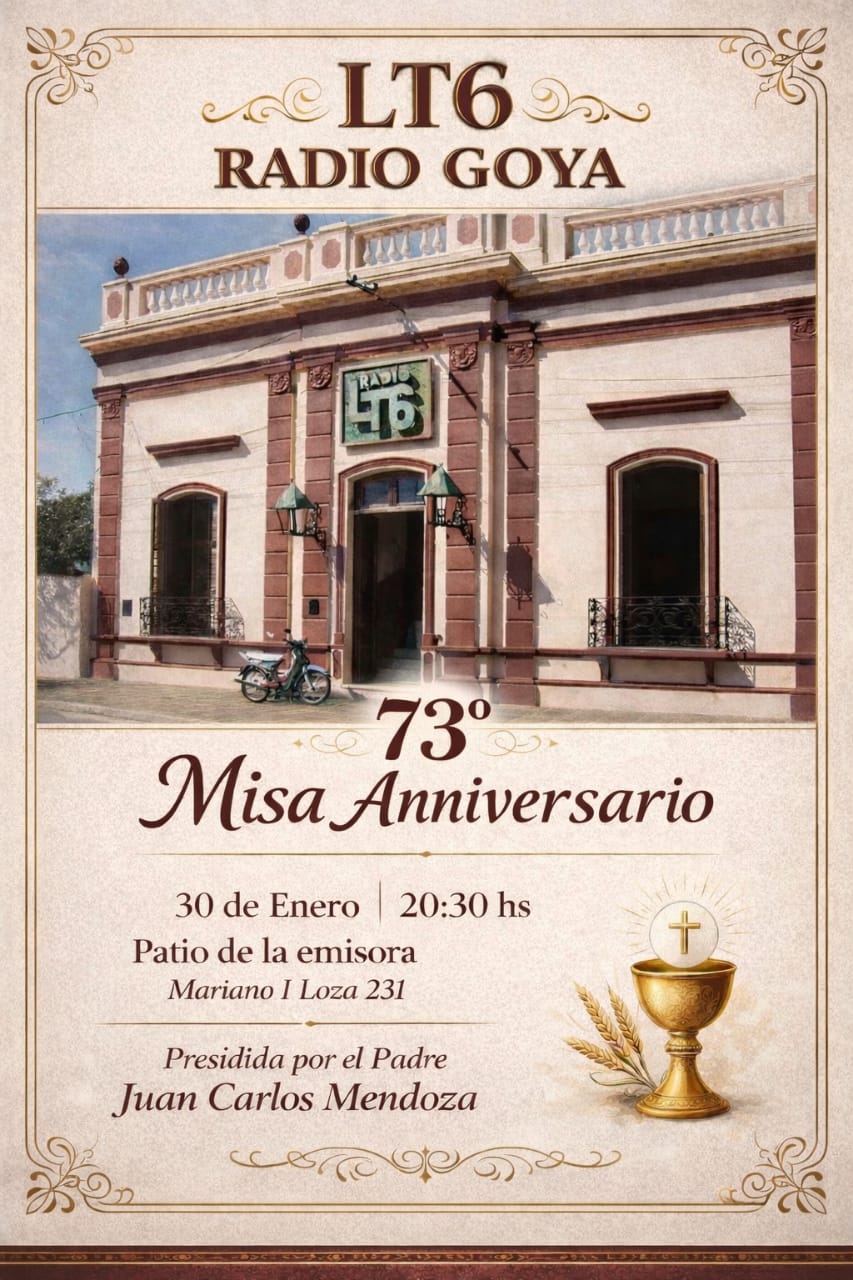 LT6 RADIO GOYA CELEBRA SU 73° ANIVERSARIO AL SERVICIO DE LA GENTE