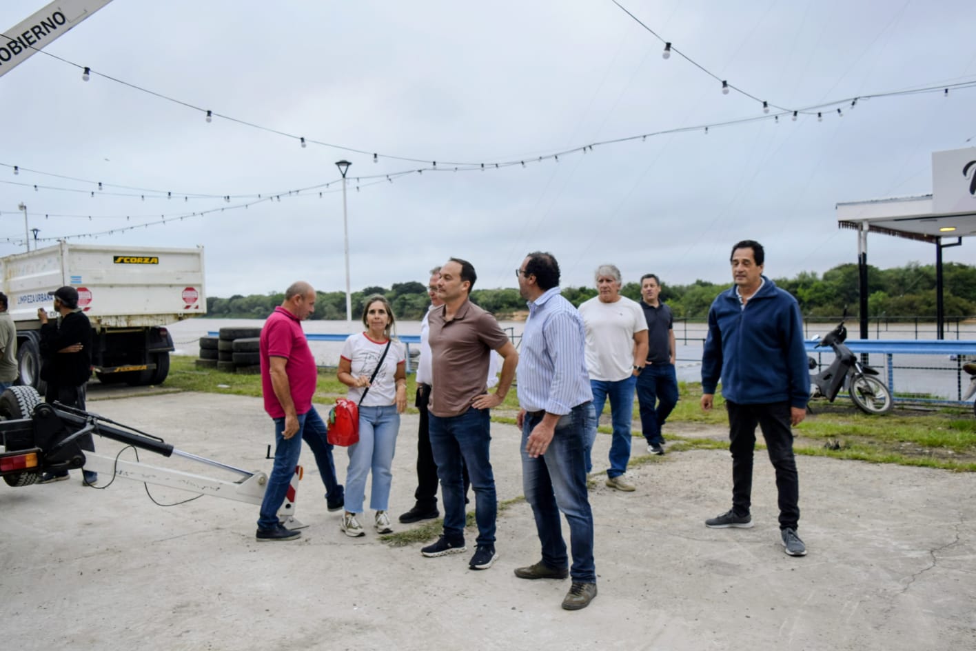 MARIANO HORMAECHEA SUPERVISÓ LA COSTANERA EN LA PREVIA DE SU INAGURACIÓN