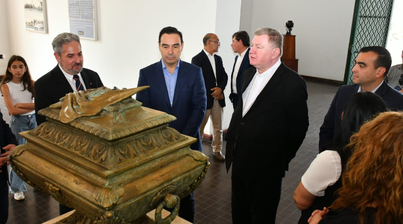 En Yapeyú, Valdés recibió al Nuncio Apostólico de su Santidad