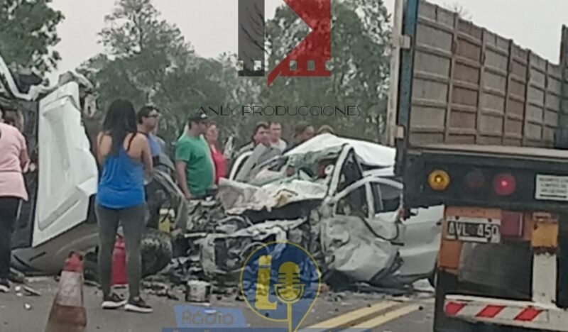 TRAGEDIA EN LA RUTA NACIONAL Nº14: DOS VIDAS PERDIDAS EN UN SINIESTRO VIAL