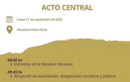 ACTO CONMEMORATIVO FALLECIMIENTO DE DOMINGO F. SARMIENTO