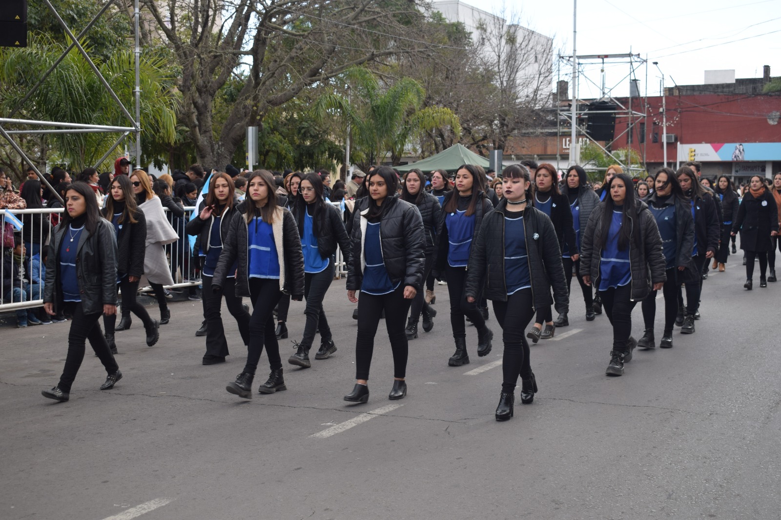  GOYA FESTEJO EL DIA DE LA INDEPENDENCIA: FERVOR PATRIOTICO EN ACTO CENTRAL Y DESFILE CIVICO MILITAR