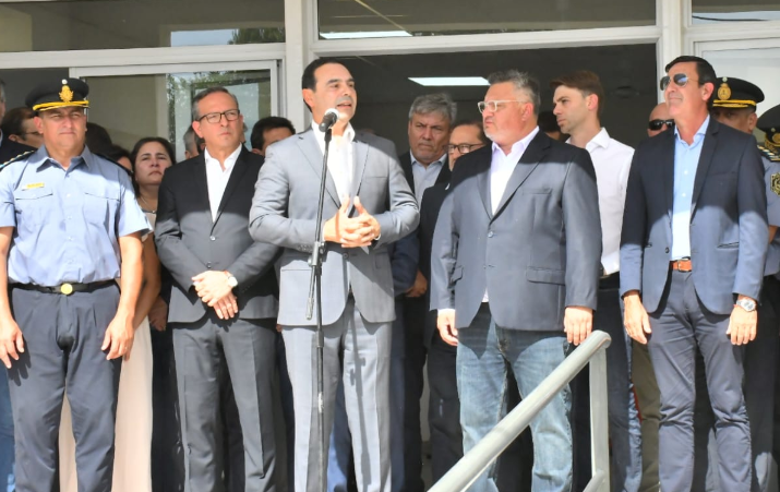 En Monte Caseros, Valdés inauguró una nueva Comisaría y destacó la incorporación de efectivos