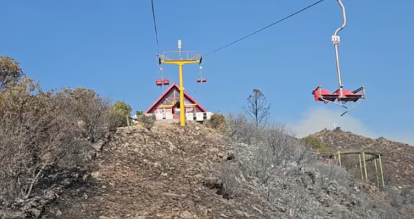 El duro relato del dueño de las aerosillas tras el paso de incendio por Los Cocos en la Provincia de Córdoba