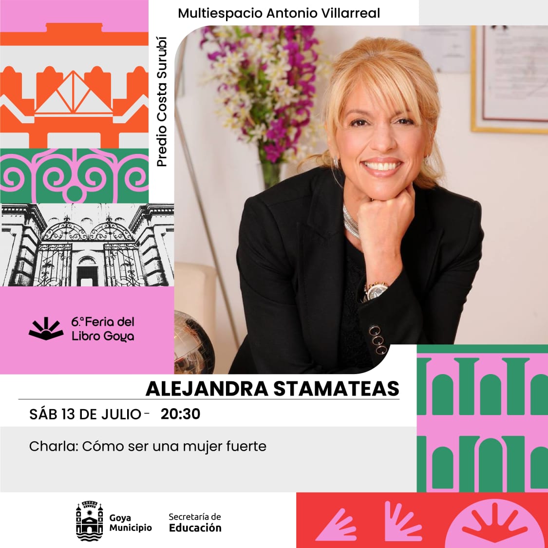Presentará: “Cómo ser una mujer fuerte” ALEJANDRA STAMATEAS ESTARA ESTE SABADO EN LA FERIA DEL LIBRO