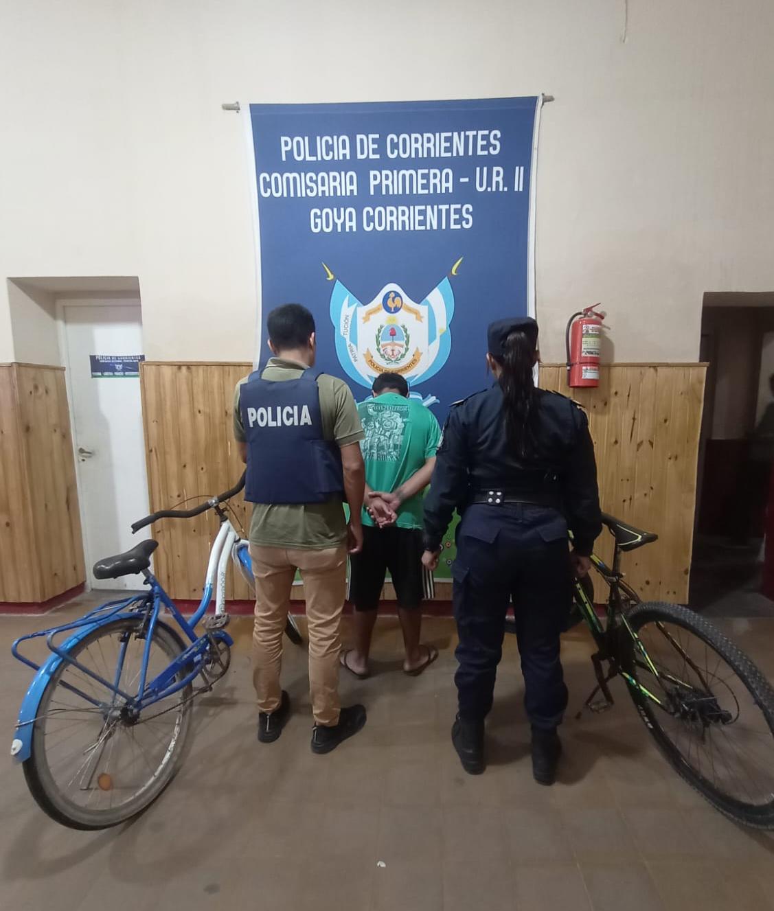 COMISARÍA PRIMERA DE GOYA: POLICÍA RECUPERÓ DOS BICICLETAS