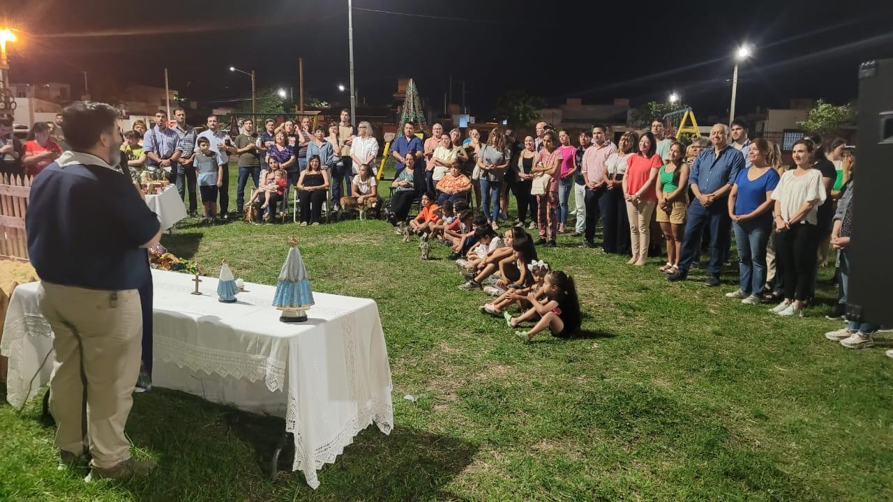 Inauguraron el Arbol de Navidad y el Pesebre en el Barrio Concepción
