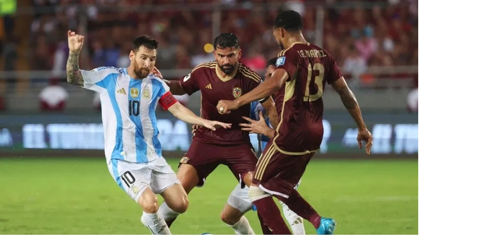 Argentina sacó un empate de Venezuela sobre una laguna en Maturín, por las Eliminatorias