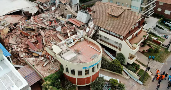 Derrumbe en Villa Gesell: hay un nuevo detenido tras la tragedia y buscan a un arquitecto