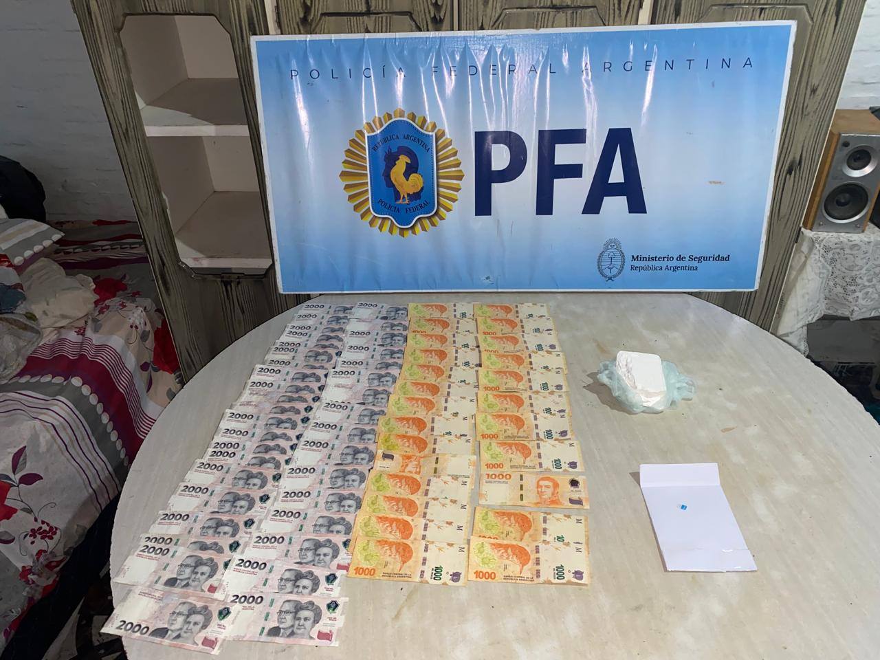 Operativo antidroga en Goya: detenido y secuestro de estupefacientes