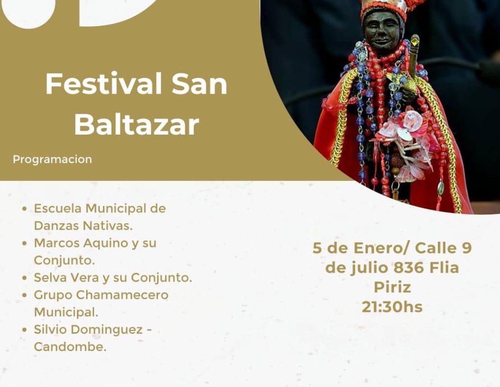 HOY FESTEJAMOS CON SAN BALTAZAR