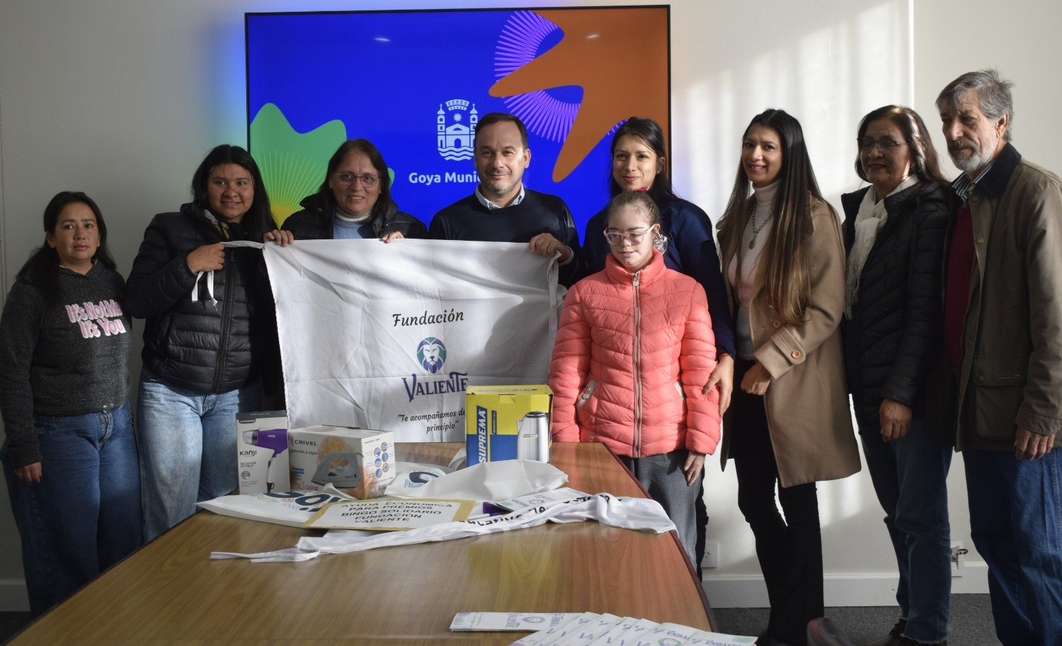 MARIANO HORMAECHEA RECIBIÓ A FUNDACIÓN VALIENTE