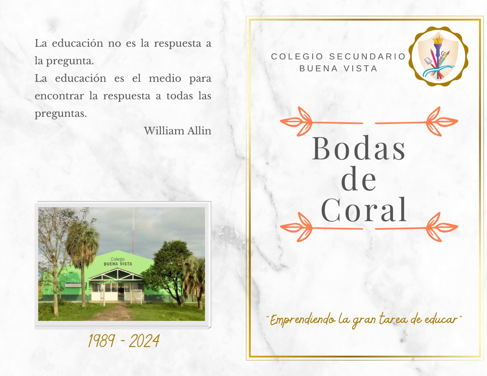 COLEGIO BUENA VISTA CELEBRA HOY SUS 35 AÑOS DE VIDA