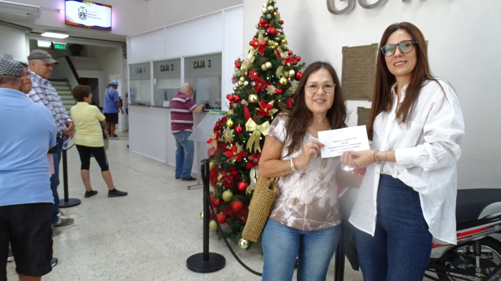 Goya Ciudad: “BUENOS CONTRIBUYENTES” RECIBEN PREMIOS DEL SORTEO