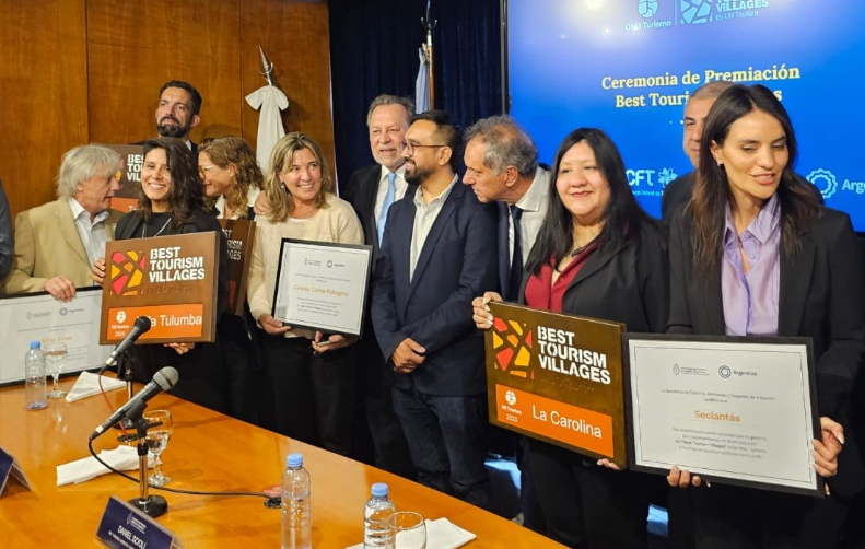Carlos Pellegrini elegido entre los ocho pueblos para representar al país en el "Best Tourism Villages"