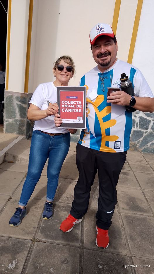 “CARA A CARA, MIRANDONOS” CARITAS DIOCESANA SE VOLCO A LAS CALLES DE GOYA EN LA PRIMERA JORNADA DE RECOLECCIÓN DE DONACIONES