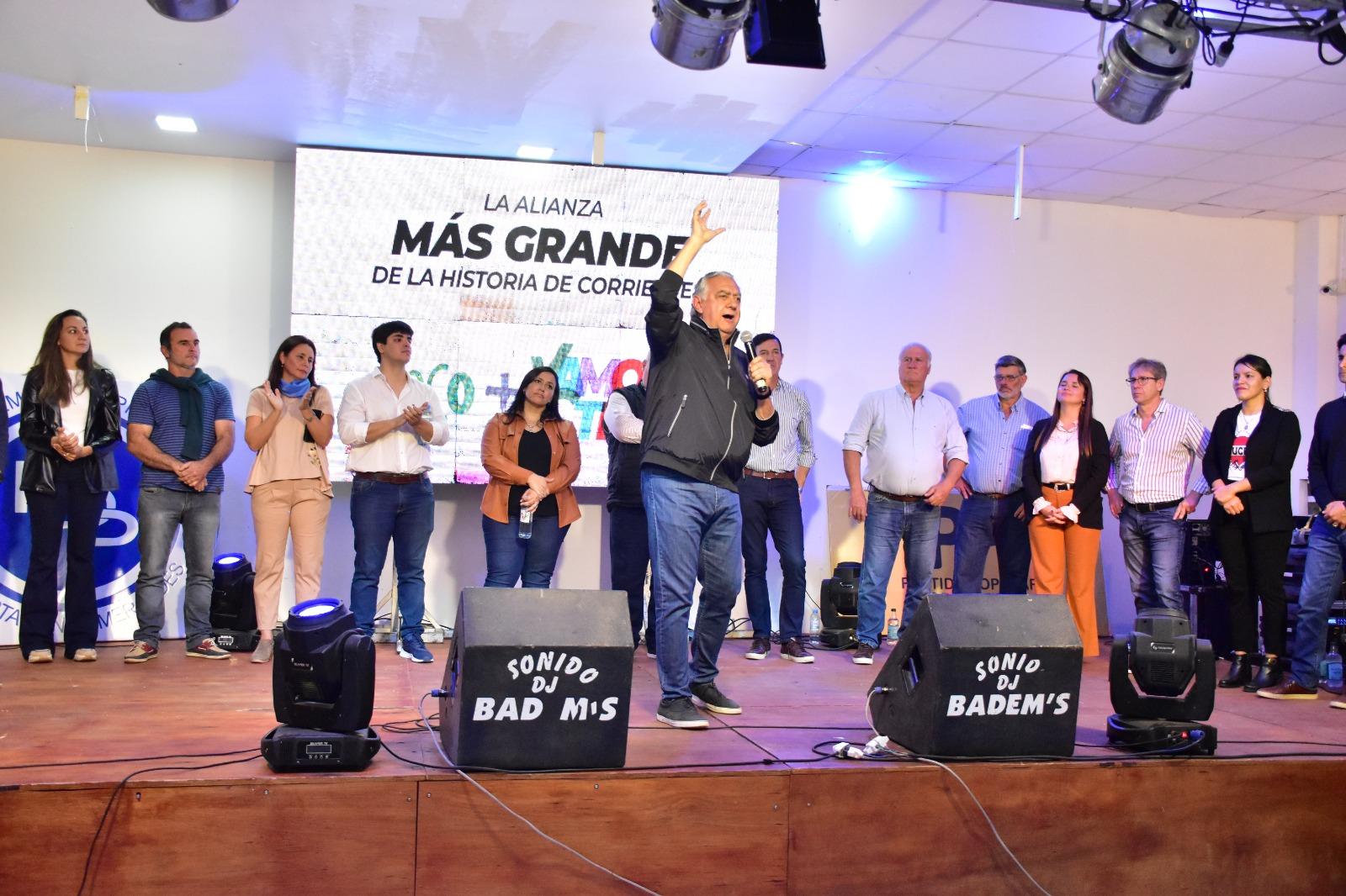 Acto de ECO + Vamos Corrientes: Desde Mercedes, se destacó la Gobernabilidad como pilar del  desarrollo  