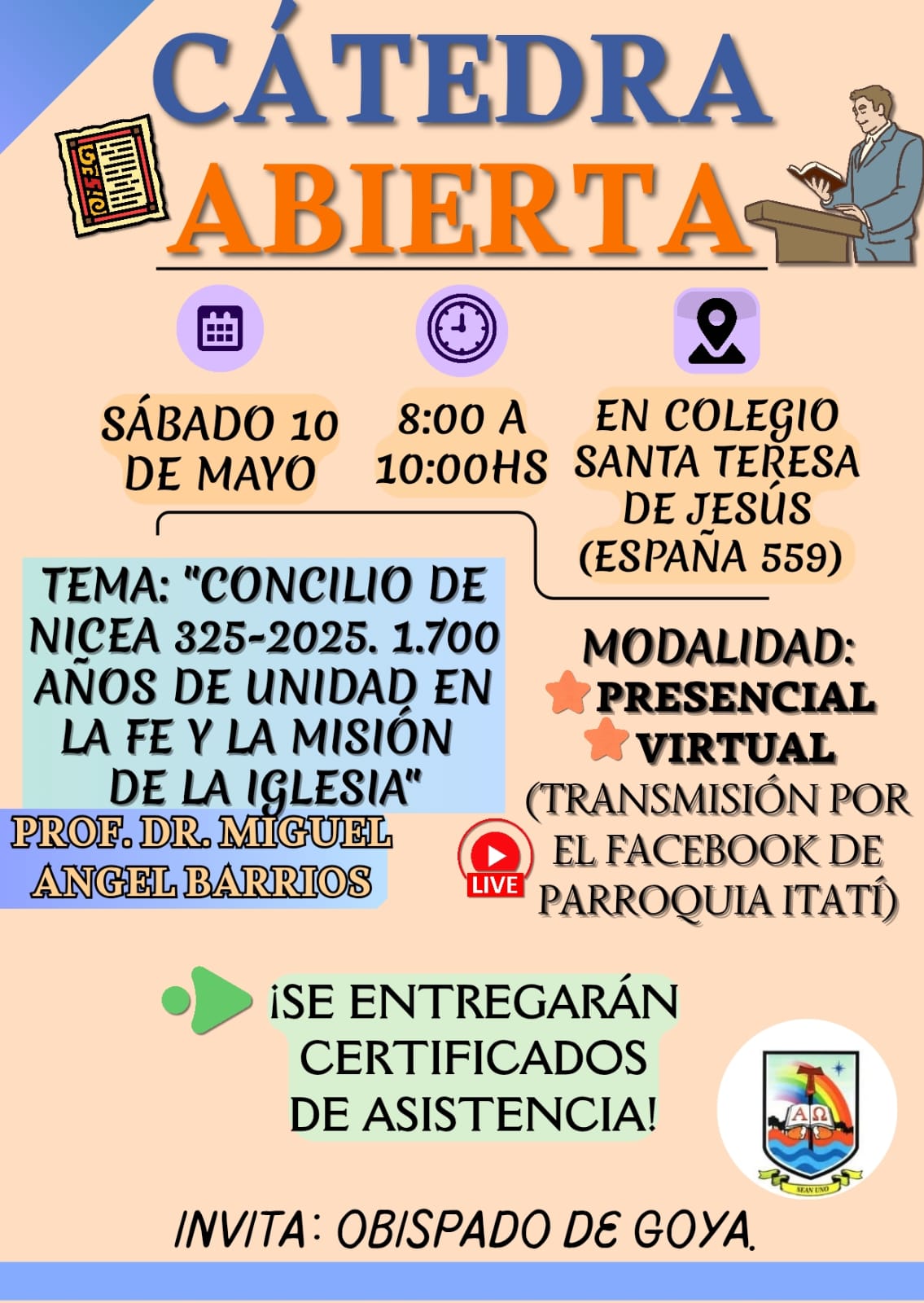 CÁTEDRA ABIERTA: CONCILIO NICEA 