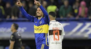 Con un gol de Cavani, Boca Juniors venció 3-1 a Platense en la Copa de la Liga