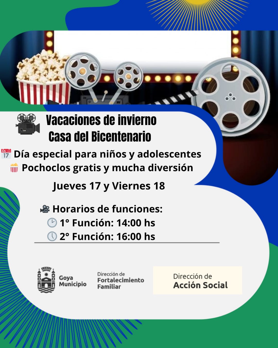 TARDE DE CINE EN VACACIONES DE INVIERNO
