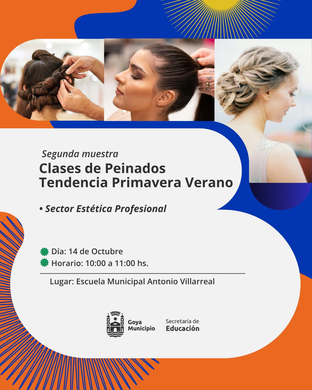 MUESTRA DE PEINADOS DE TEMPORADA Y TEMÁTICOS EN LA ESCUELA MUNICIPAL “ANTONIO R VILLARREAL”