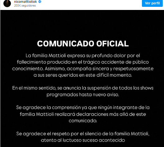 FESTIVAL DEL ASADO Y CONCURSO DE ASADORES DE GOYA SUSPENDE SHOW DE NICO MATTIOLI