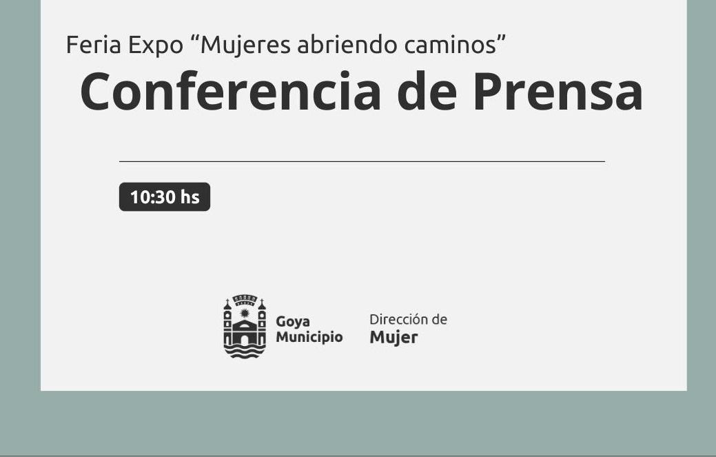 “MUJERES ABRIENDO CAMINOS 8M”: Conferencia de Prensa