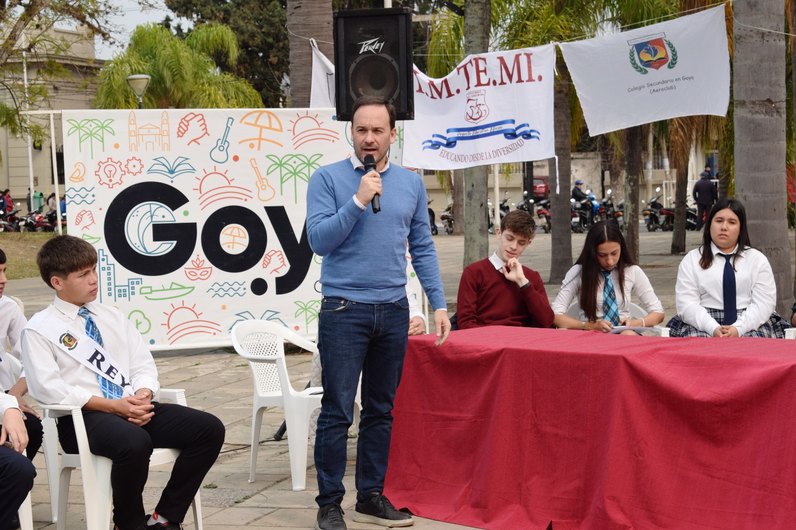 EL INTENDENTE MARIANO HORMAECHEA PARTICIPÓ DEL LANZAMIENTO DE LA  ESTUDIANTINA 2024