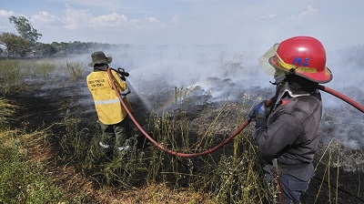 control de incendios de corrientes
