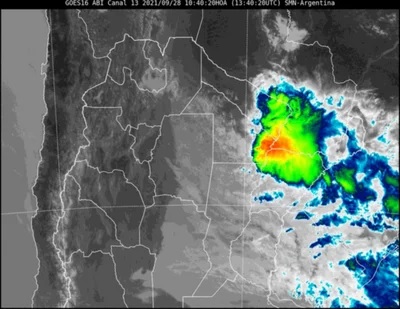 Corrientes: cuatro localidades con alerta amarilla por tormentas