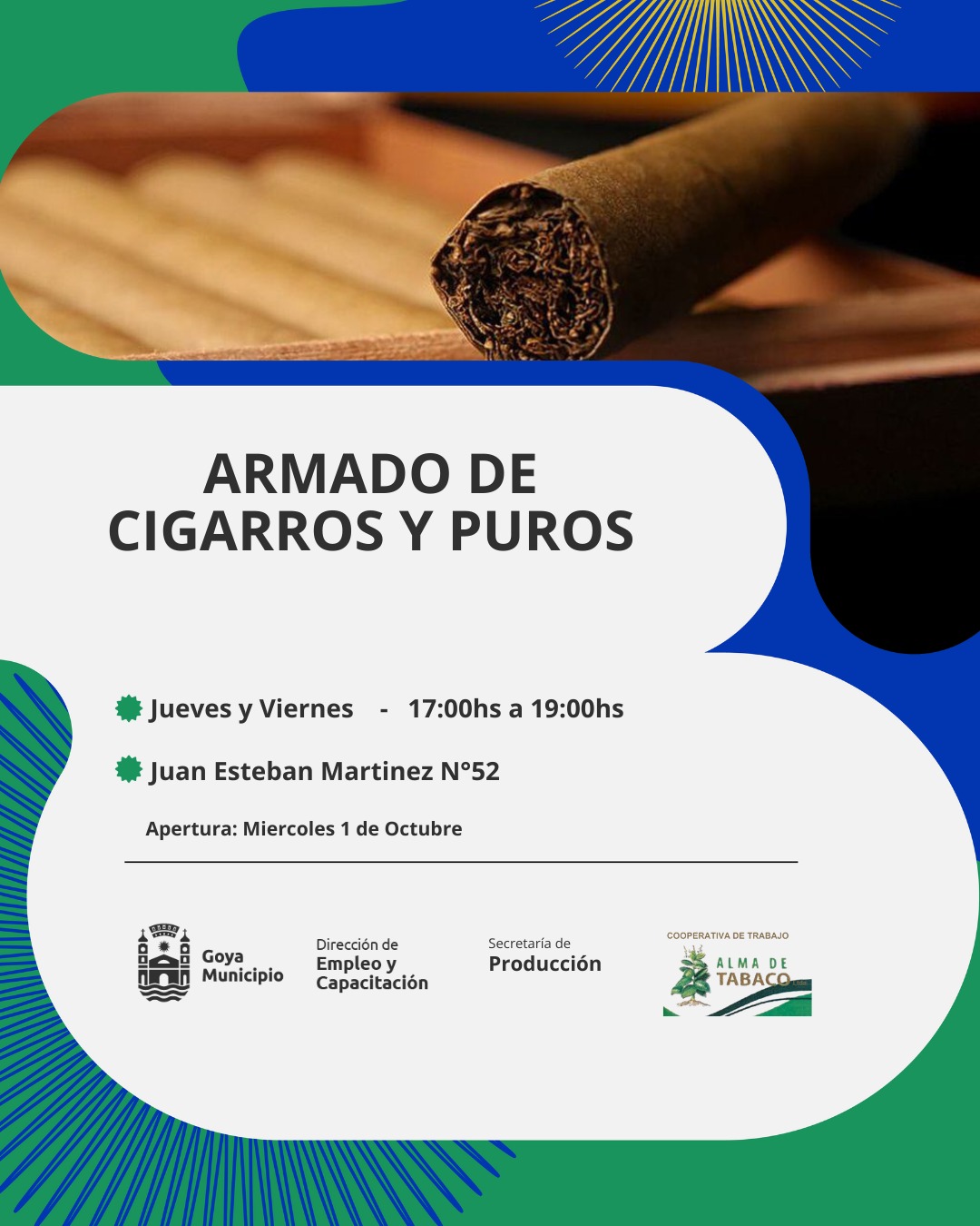 CURSO DE ARMADORES DE CIGARROS Y PUROS