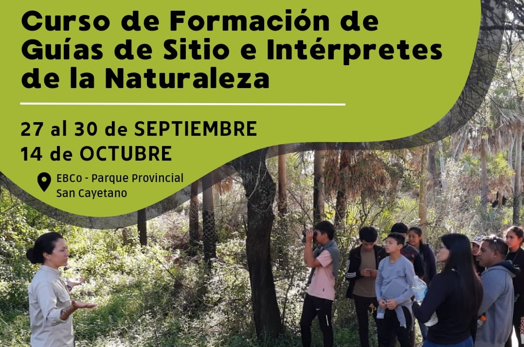 Convocatoria Abierta para el Curso de Formación de Guías de Sitio e Intérpretes de la Naturaleza en Corrientes