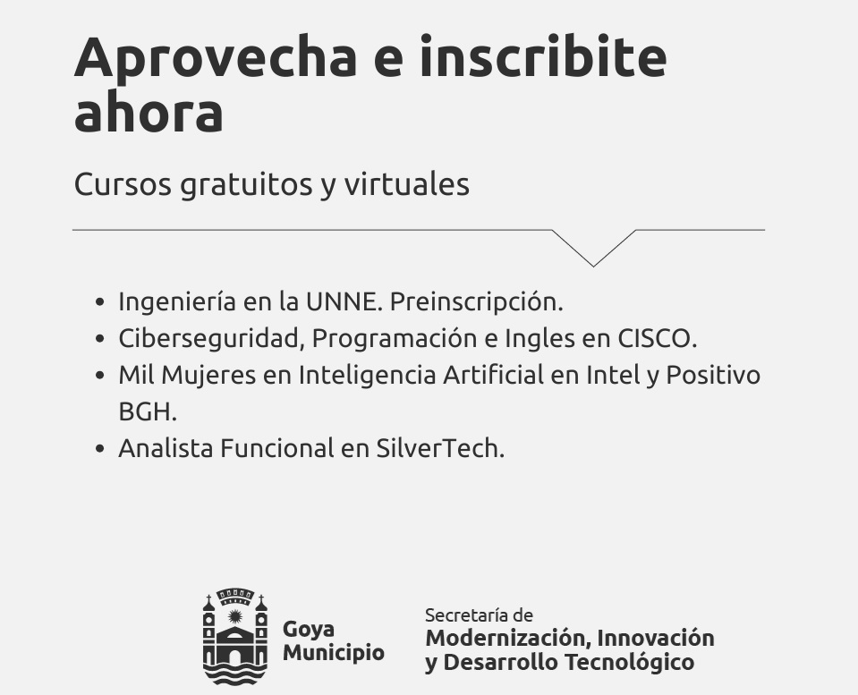 APROVECHA LAS OPORTUNIDADES E INSCRIBITE EN CURSOS GRATUITOS Y VIRTUALES DE ECONOMÍA DEL CONOCIMIENTO