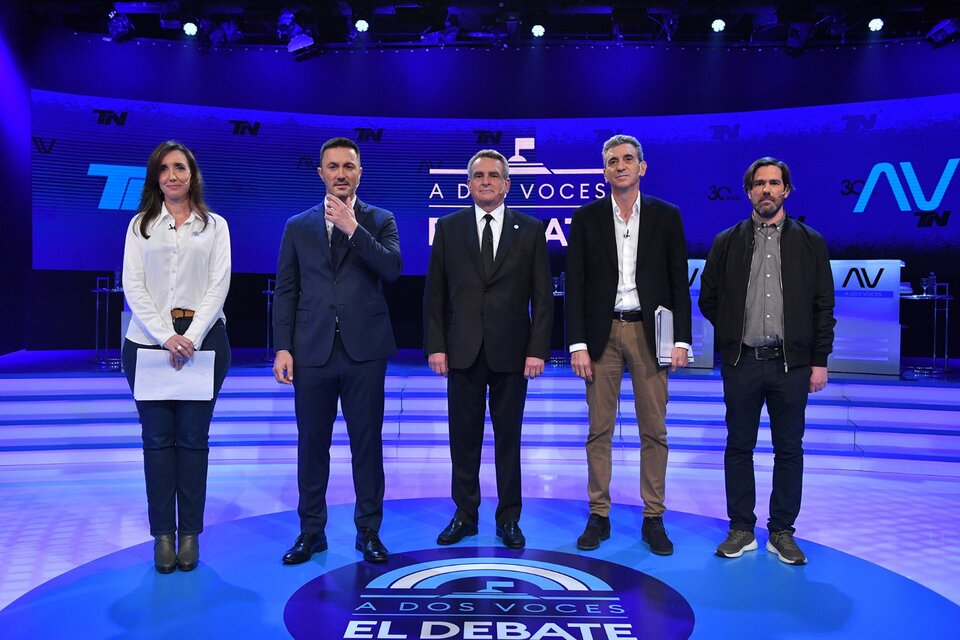 El primer debate: Chicanas entre los vices y una candidata que no toma distancia de Videla